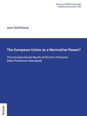 cover image of The European Union as a Normative Power?